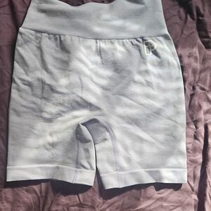 Ffion Davies Progress Lavender High-Waist Shorts